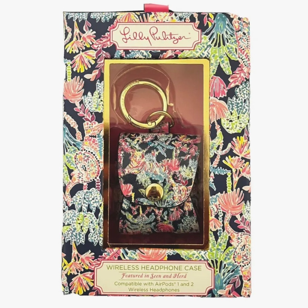 NWT Lilly Pulitzer Headphone Case